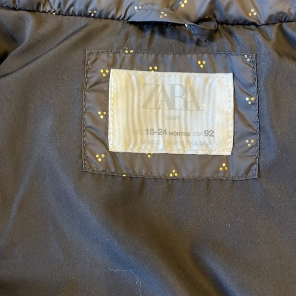 Zara Toddler Down Puffer Jacket EUC 18-24 - Picture 12 of 14